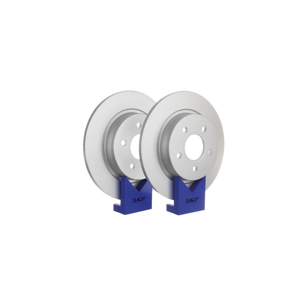 SKF VKBD 90203 S2 2 St&uuml;ck Bremsscheiben f&uuml;r FORD VOLVO, Hinterachse