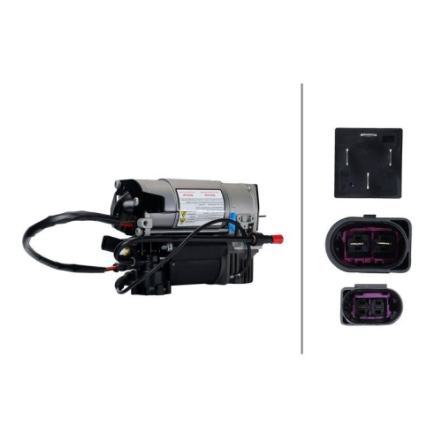 HELLA 8TG 358 256-231 Kompressor, Druckluftanlage f&uuml;r AUDI