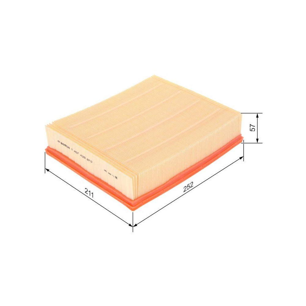 Luftfilter BOSCH 1 457 429 870 für AUDI CITROËN FORD PEUGEOT PORSCHE SEAT SKODA