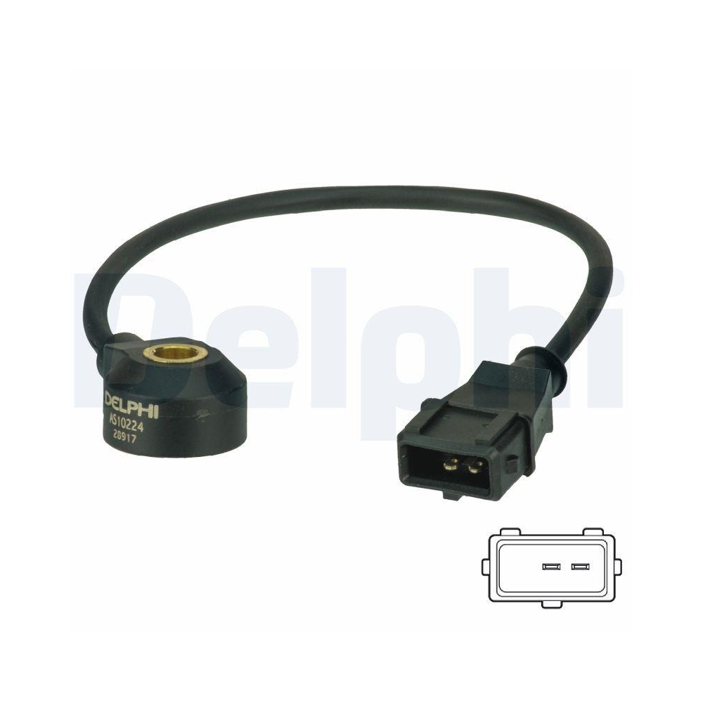 DELPHI AS10224 Klopfsensor f&uuml;r BMW, Mitte