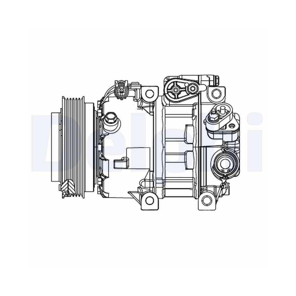 DELPHI CS20415 Kompressor, Klimaanlage f&uuml;r HYUNDAI