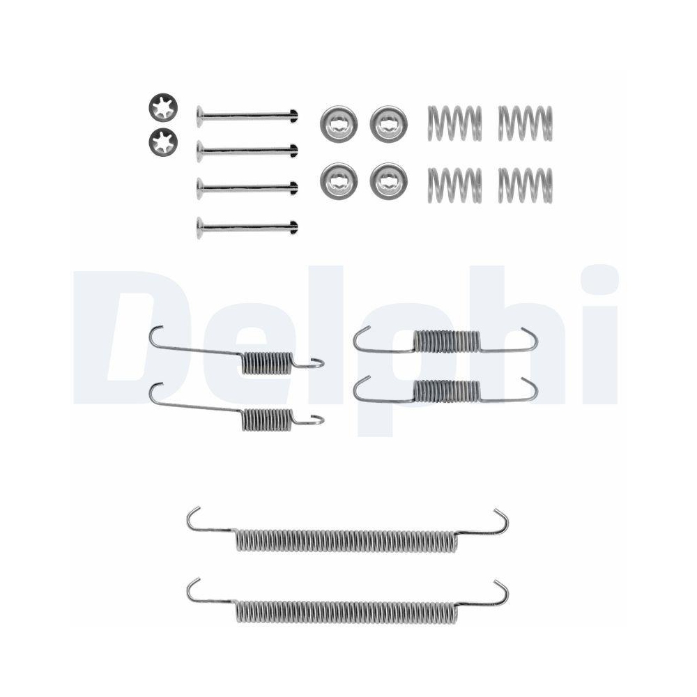 Zubehörsatz, Bremsbacken DELPHI LY1132 für BMW, Hinterachse