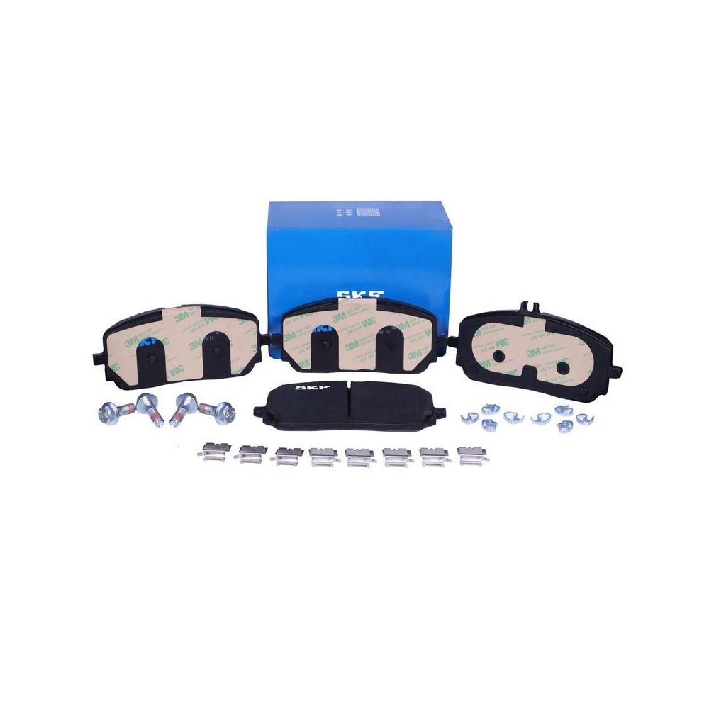 Bremsbelagsatz, Scheibenbremse SKF VKBP 81366 f&uuml;r MERCEDES-BENZ, Vorderachse