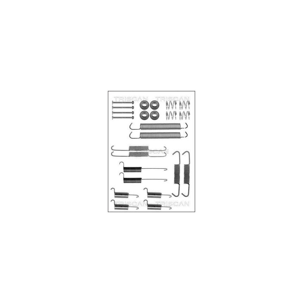 Zubeh&ouml;rsatz, Bremsbacken TRISCAN 8105 292573 f&uuml;r, Hinterachse