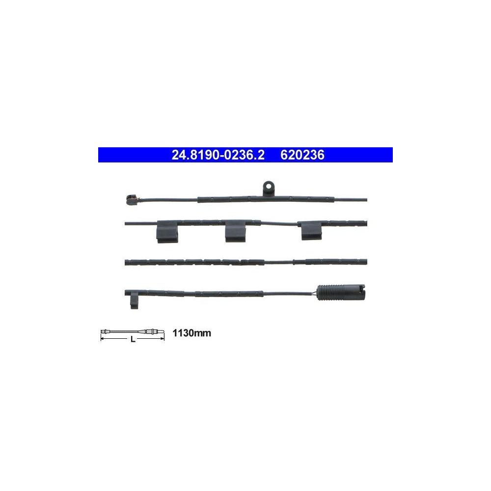 Warnkontakt, Bremsbelagverschlei&szlig; ATE 24.8190-0236.2 f&uuml;r MINI, Hinterachse