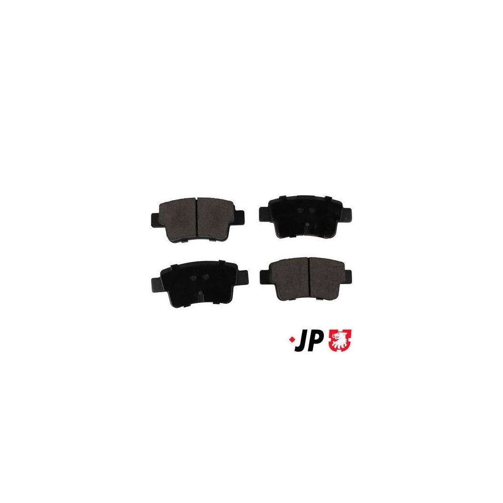 Bremsbelagsatz, Scheibenbremse JP GROUP 1263701010 JP f&uuml;r FIAT OPEL, Hinterachse