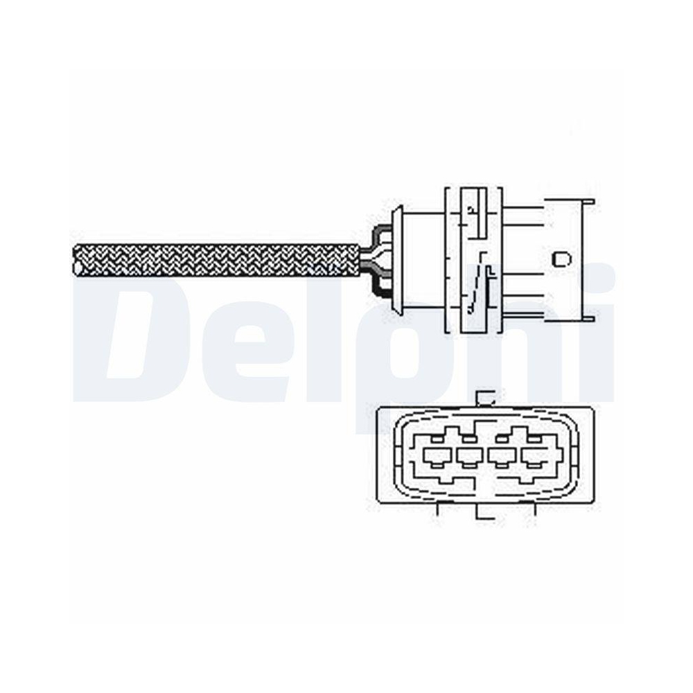 DELPHI ES10789-12B1 Lambdasonde f&uuml;r OPEL VAUXHALL GENERAL MOTORS