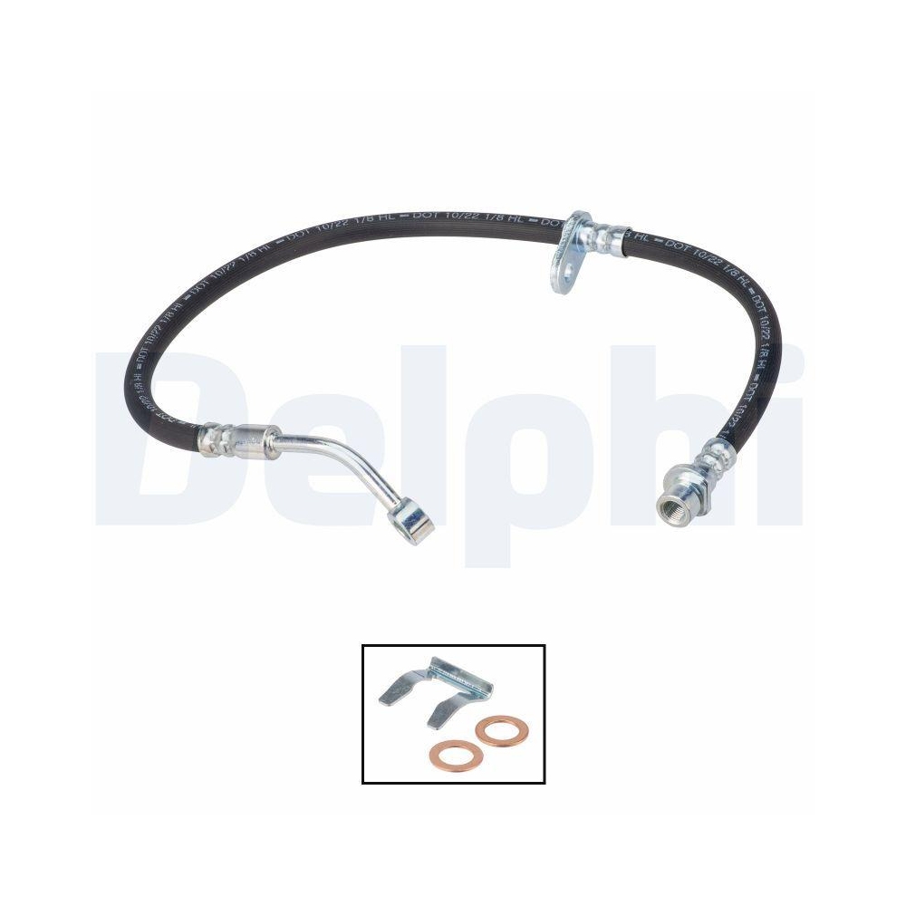 DELPHI LH7891 Bremsschlauch f&uuml;r HONDA, Hinterachse rechts