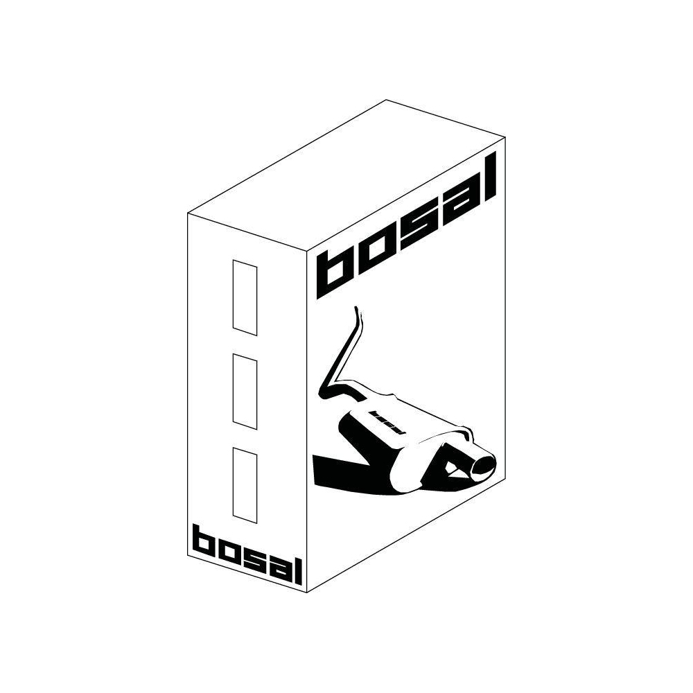 Montagesatz, Abgasanlage BOSAL 093-455 für