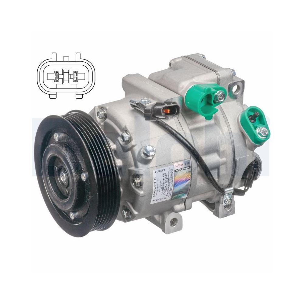 DELPHI CS20514 Kompressor, Klimaanlage f&uuml;r HYUNDAI