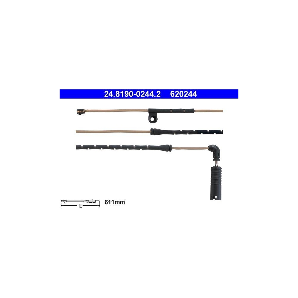Warnkontakt, Bremsbelagverschlei&szlig; ATE 24.8190-0244.2 f&uuml;r BMW, Vorderachse