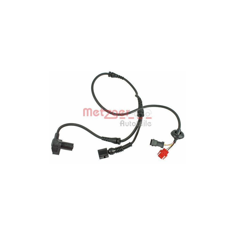 Sensor, Raddrehzahl METZGER 0900084 für VAG IKA, Vorderachse links