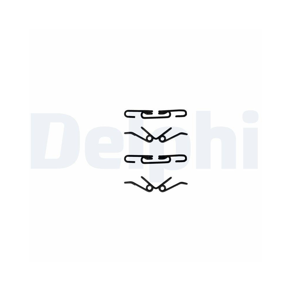 DELPHI LX0315 Zubeh&ouml;rsatz, Scheibenbremsbelag f&uuml;r, Hinterachse, Vorderachse