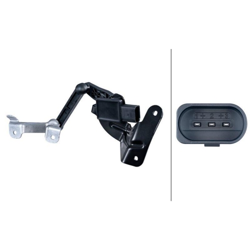 HELLA 6PM 012 699-331 Sensor, Leuchtweitenregulierung f&uuml;r VAG, Hinterachse