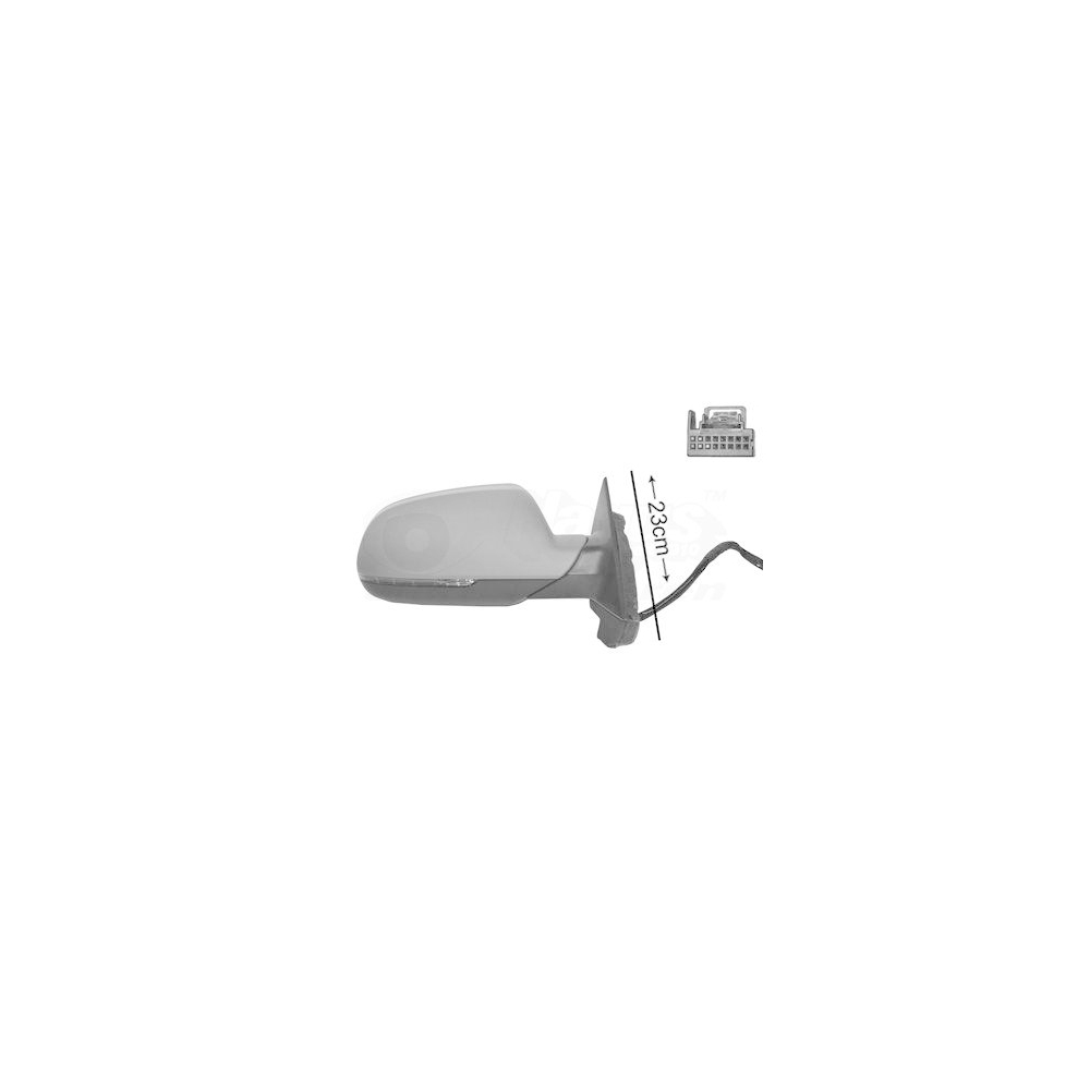 Au&szlig;enspiegel VAN WEZEL 0338808 * HAGUS * f&uuml;r AUDI, rechts