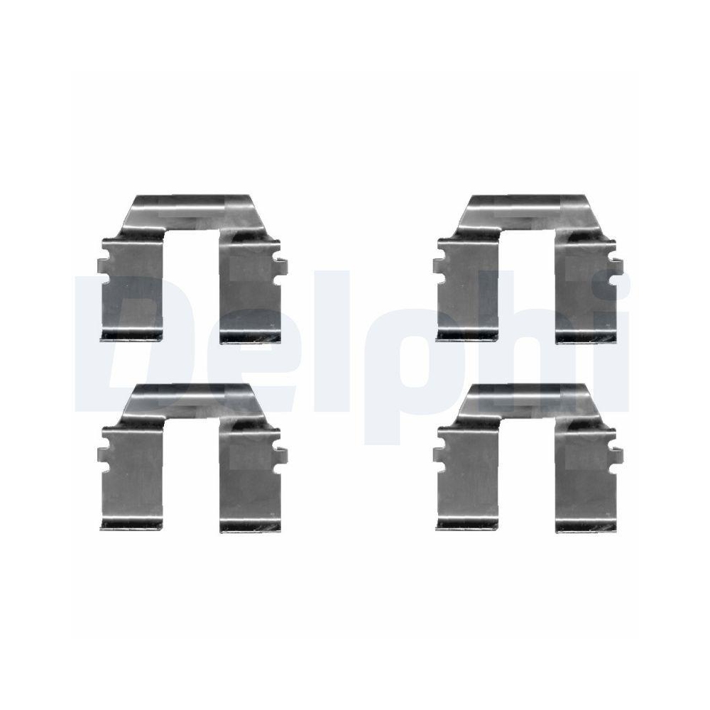 DELPHI LX0325 Zubeh&ouml;rsatz, Scheibenbremsbelag f&uuml;r, Hinterachse