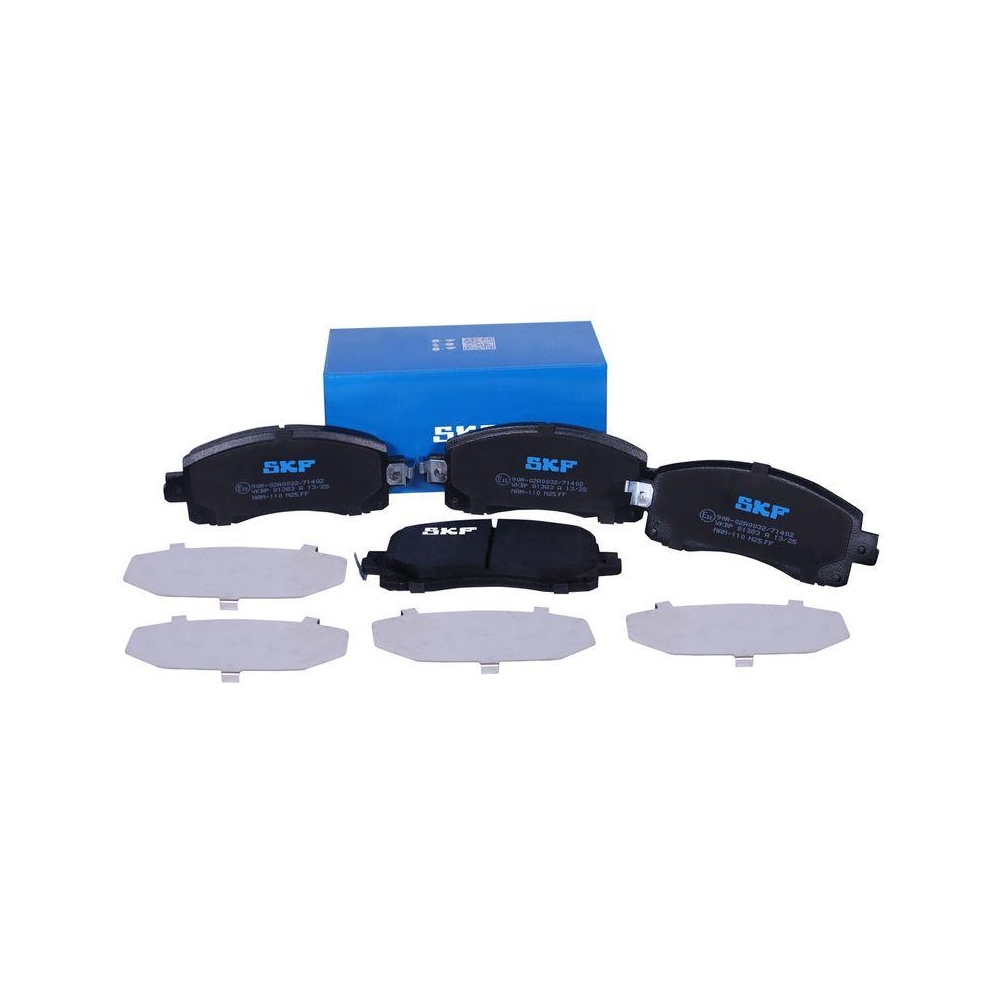 Bremsbelagsatz, Scheibenbremse SKF VKBP 81383 A f&uuml;r SUBARU, Vorderachse