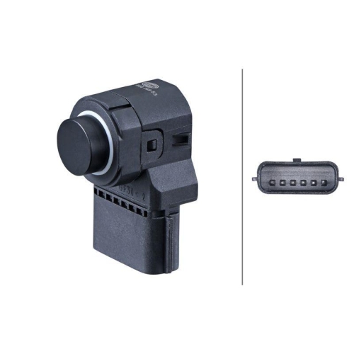 HELLA 6PX 358 269-531 Sensor, Einparkhilfe f&uuml;r KIA, au&szlig;en, beidseitig, hinten