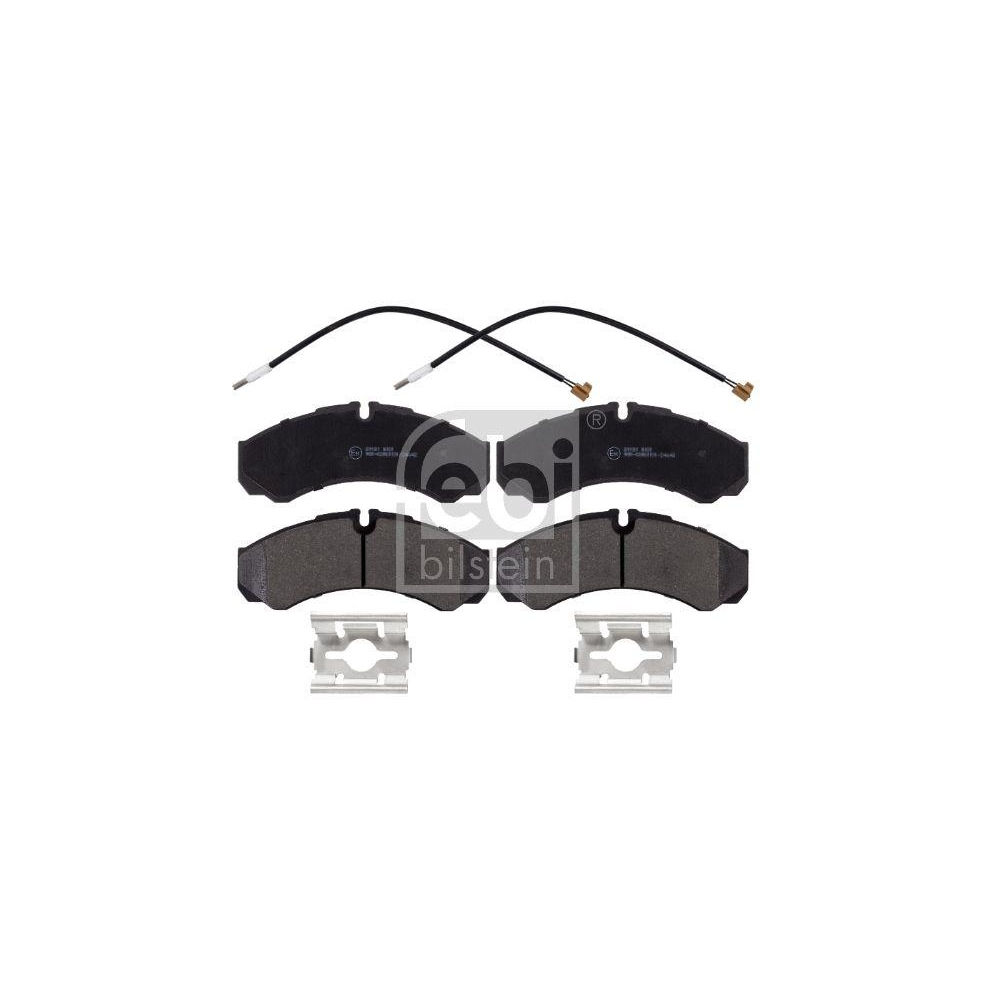FEBI BILSTEIN Bremsbelagsatz, Scheibenbremse 116255 f&uuml;r IVECO RENAULT