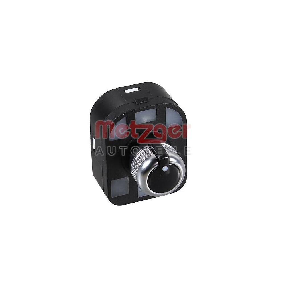 Schalter, Außenspiegelverstellung METZGER 09161121 für AUDI