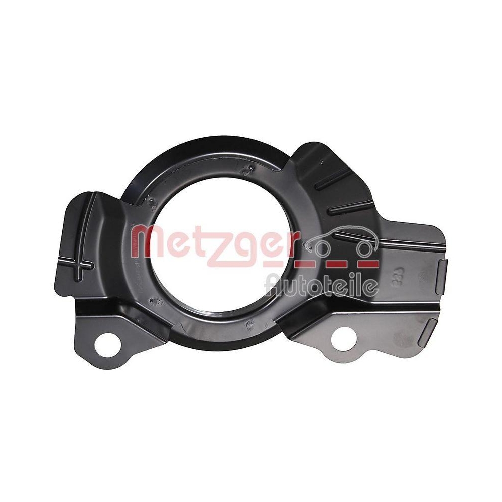 Spritzblech, Bremsscheibe METZGER 6115599 f&uuml;r KIA, Vorderachse links