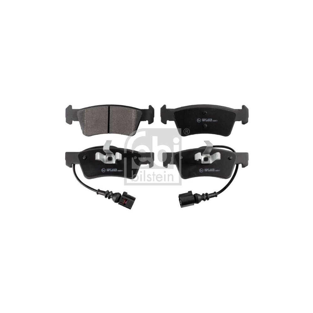 FEBI BILSTEIN Bremsbelagsatz, Scheibenbremse 16669 f&uuml;r VW, Hinterachse