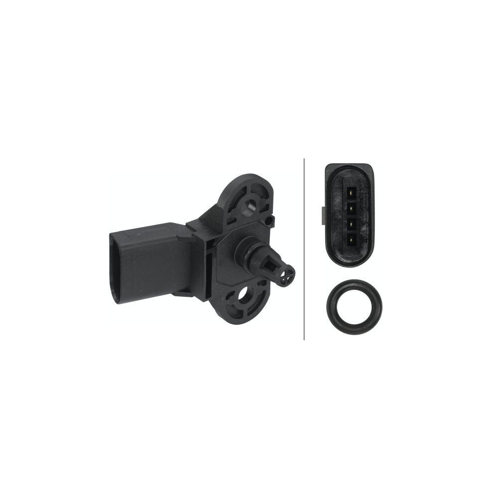 HELLA Sensor, Ladedruck 6PP 009 400-541 f&uuml;r AUDI PORSCHE SEAT SKODA VW