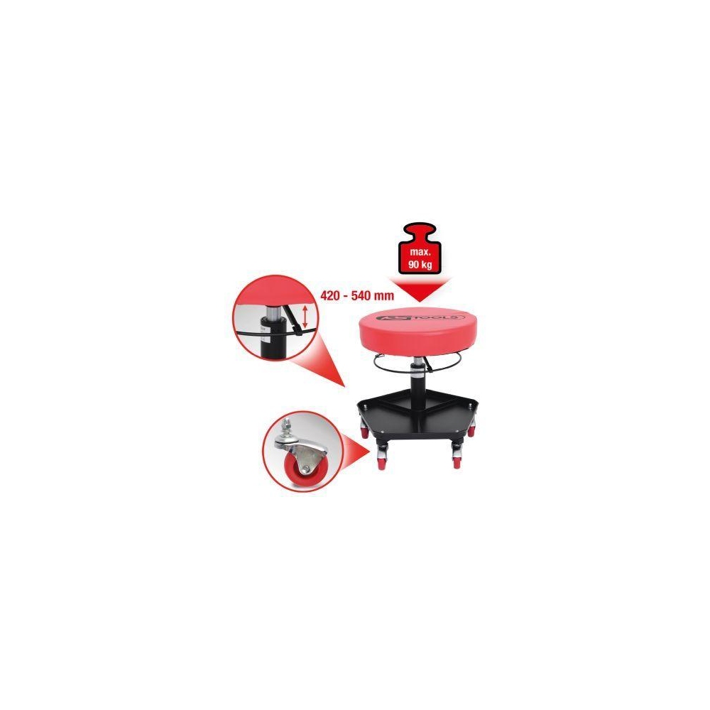 Werkstatthocker KS TOOLS 500.8030 für