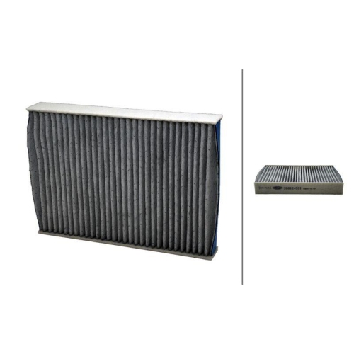 HELLA 8ZC 366 124-531 Filter, Innenraumluft f&uuml;r NISSAN RENAULT DACIA, vorne