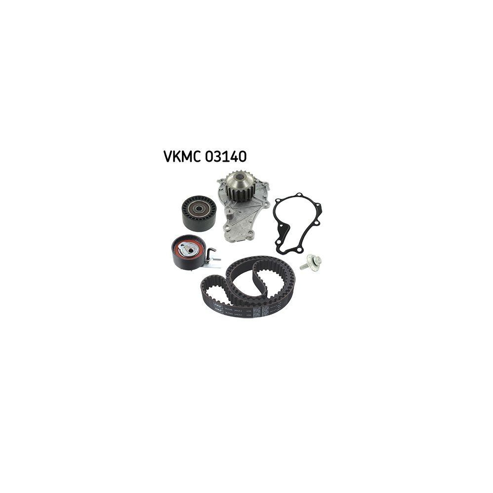 Wasserpumpe + Zahnriemensatz SKF VKMC 03140 f&uuml;r CITRO&Euml;N FIAT FORD MAZDA OPEL