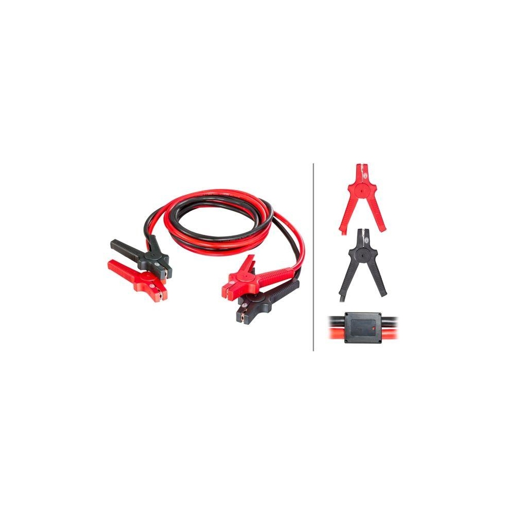 HELLA Starthilfekabel 8KS 236 691-001 für, für Fahrzeuge mit Dieselmotor