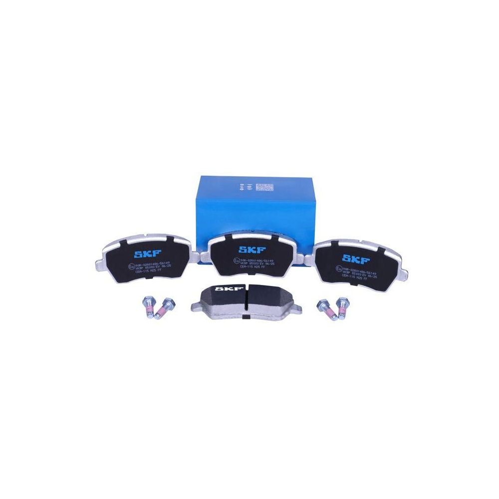 Bremsbelagsatz, Scheibenbremse SKF VKBP 85003 EV SKF EV Design für, Vorderachse