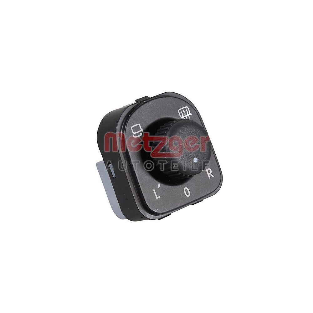 Schalter, Außenspiegelverstellung METZGER 09161126 für SKODA