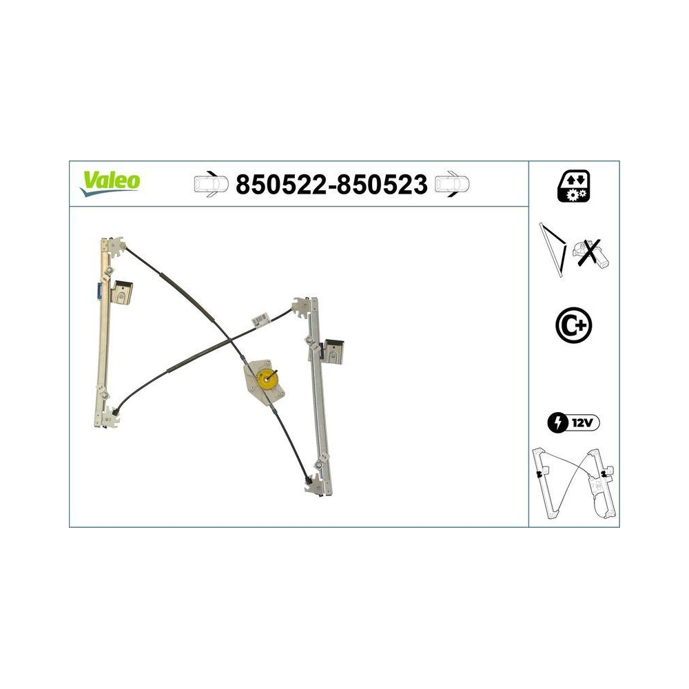 Fensterheber VALEO 850522 für VW, vorne links