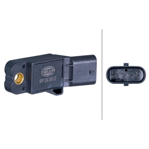 HELLA 6PP 358 393-121 Sensor, Saugrohrdruck f&uuml;r AUDI SEAT SKODA VW