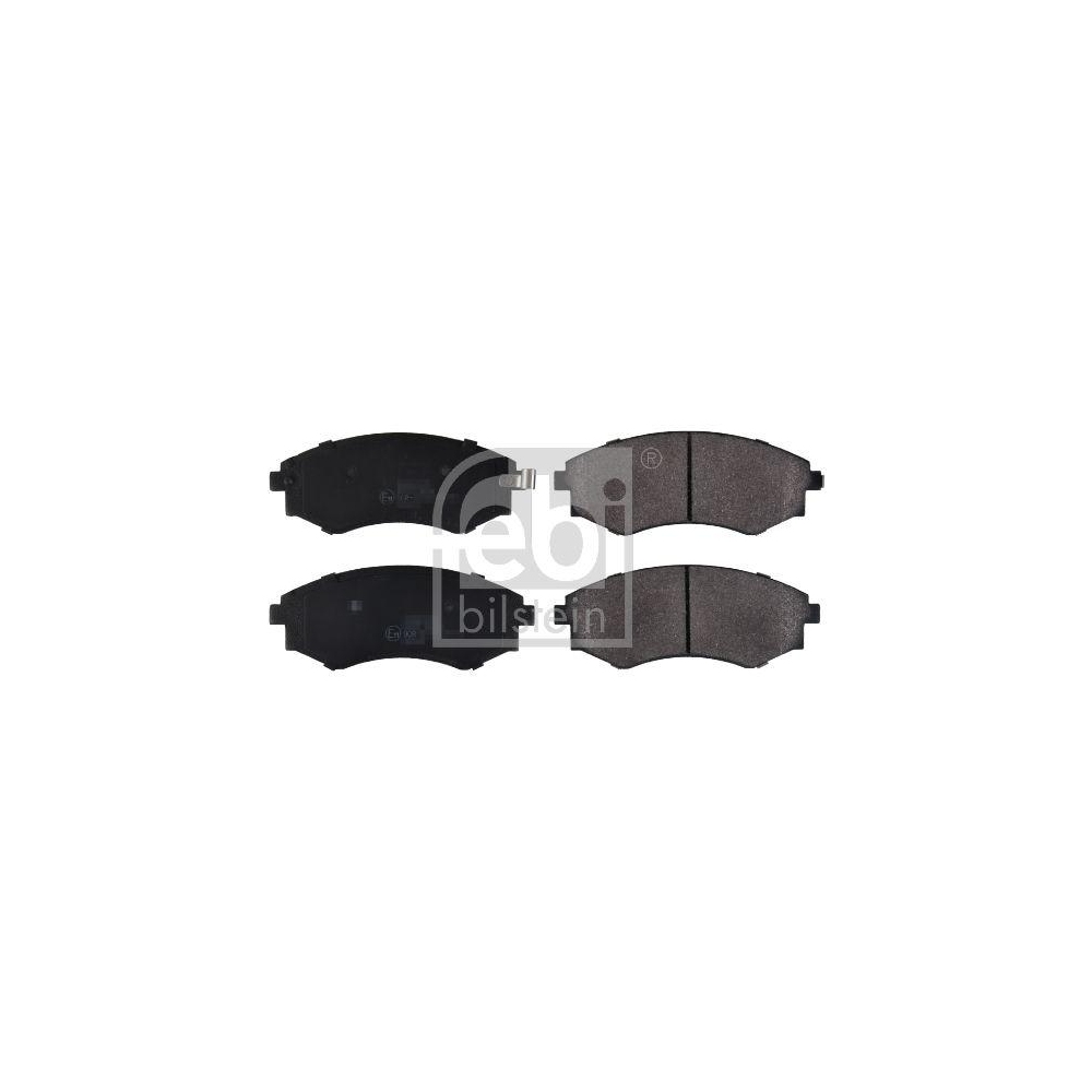 FEBI BILSTEIN Bremsbelagsatz, Scheibenbremse 16681 f&uuml;r SSANGYONG HYUNDAI DAEWOO