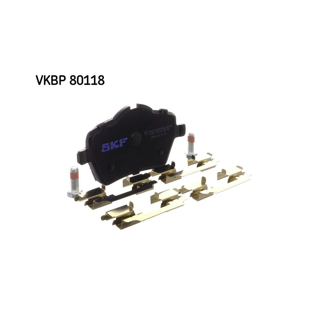 Bremsbelagsatz, Scheibenbremse SKF VKBP 80118 f&uuml;r BMW MINI, Vorderachse