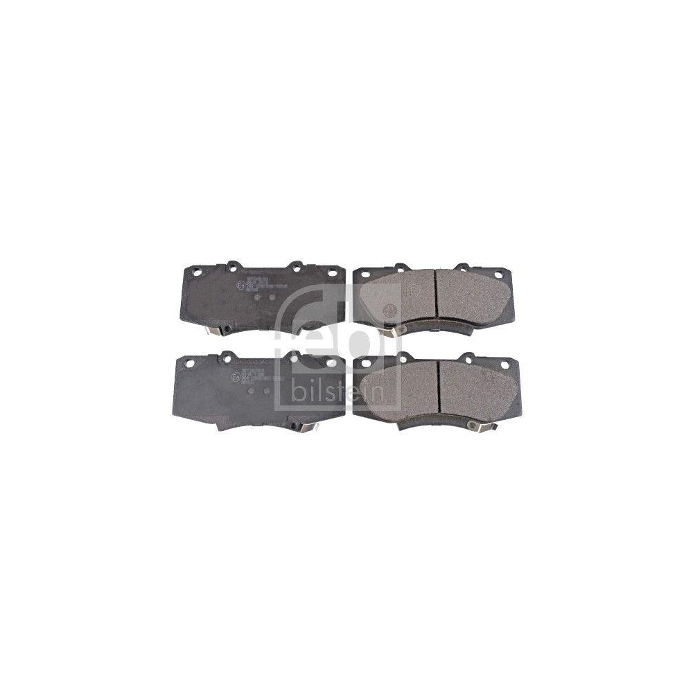 FEBI BILSTEIN Bremsbelagsatz, Scheibenbremse 116272 f&uuml;r TOYOTA, Vorderachse