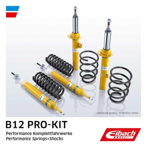 Fahrwerkssatz, Federn/D&auml;mpfer EIBACH E90-40-009-01-22 EIBACH B12 Pro-Kit f&uuml;r