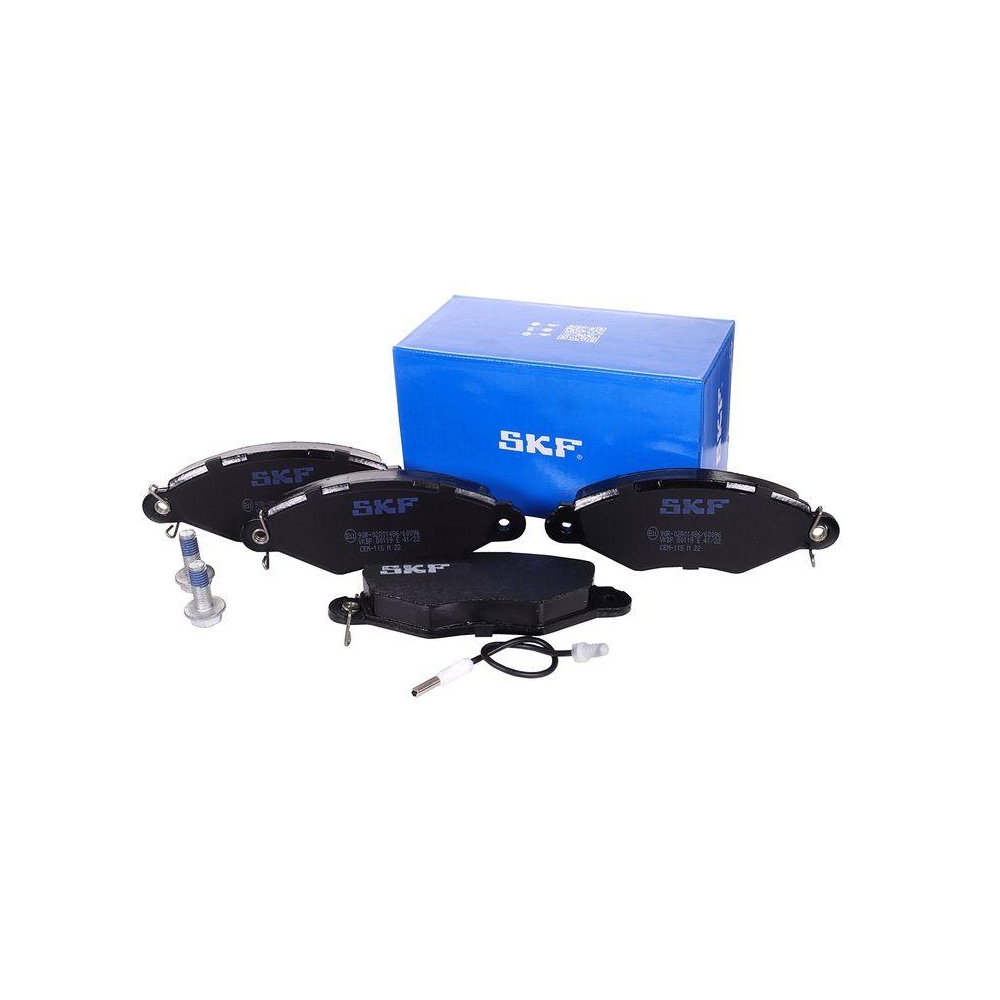 Bremsbelagsatz, Scheibenbremse SKF VKBP 80119 E f&uuml;r NISSAN RENAULT, Vorderachse