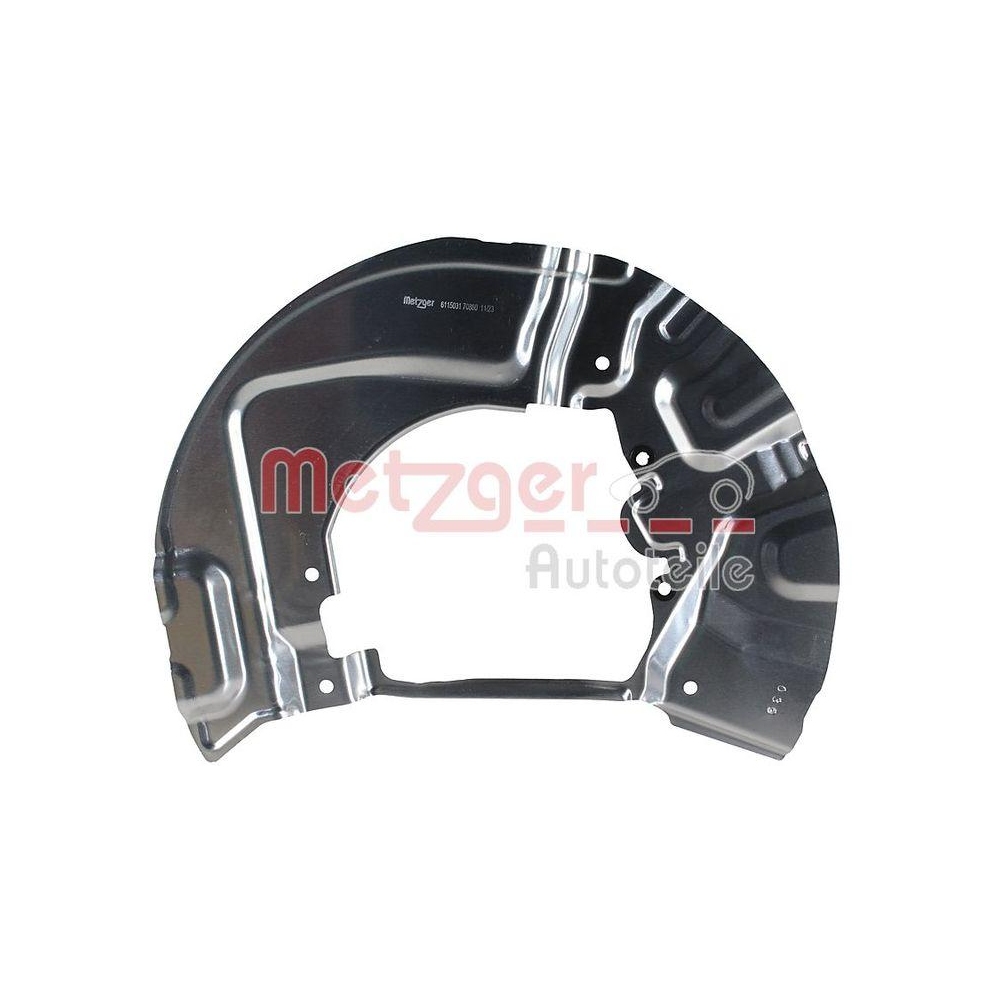 Spritzblech, Bremsscheibe METZGER 6115031 f&uuml;r BMW, Vorderachse links