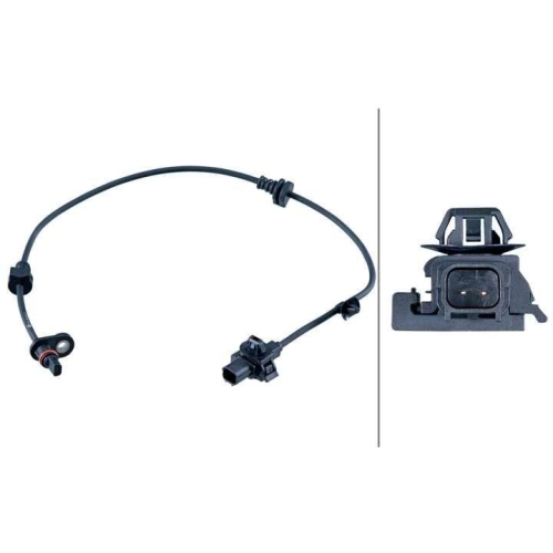 HELLA 6PU 358 268-121 Sensor, Raddrehzahl f&uuml;r HONDA, Hinterachse rechts