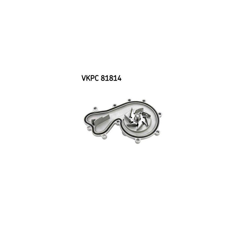 Wasserpumpe, Motork&uuml;hlung SKF VKPC 81814 f&uuml;r AUDI PORSCHE SEAT SKODA VW
