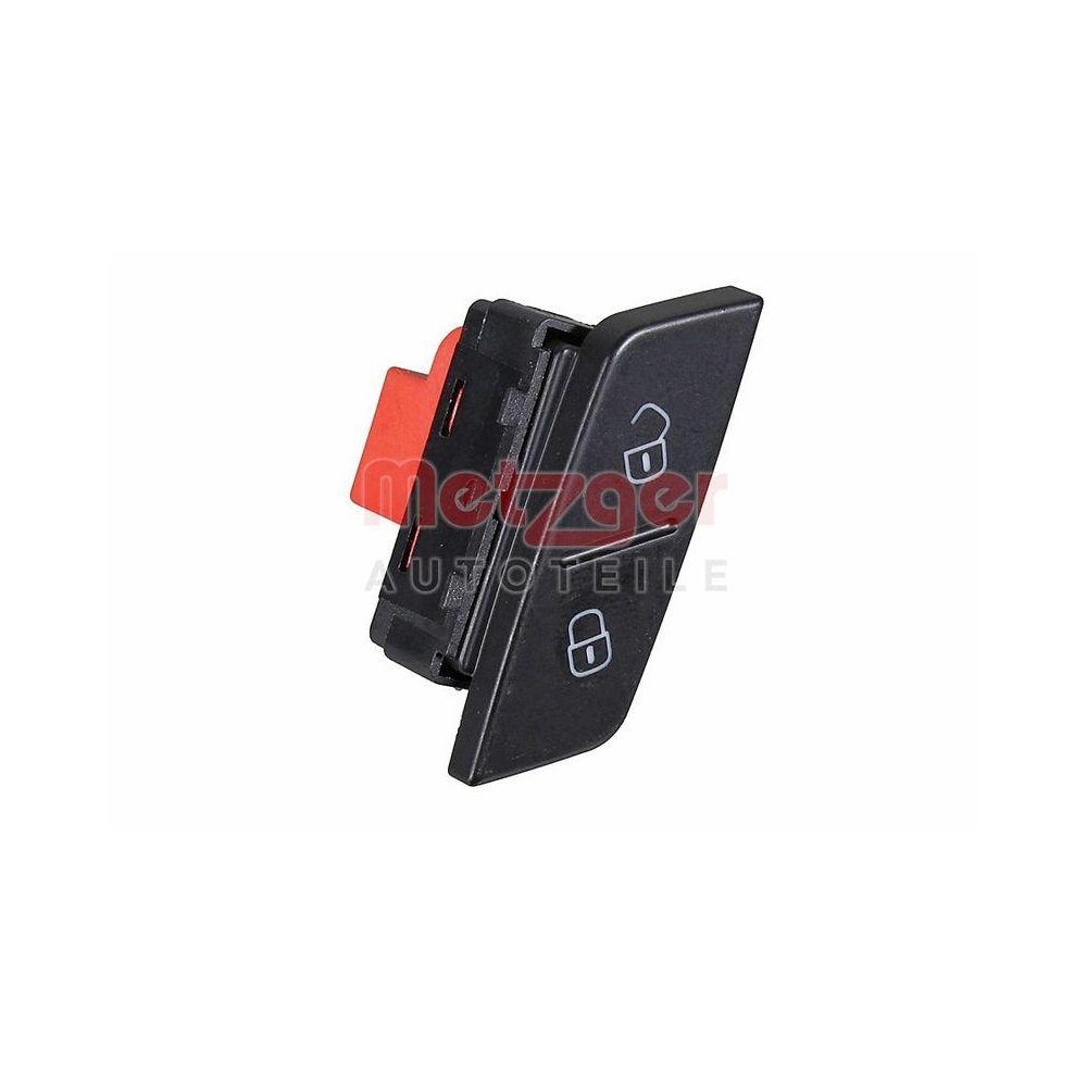 Schalter, Türverriegelung METZGER 09161131 für VW, Fahrzeugtür, links, vorne