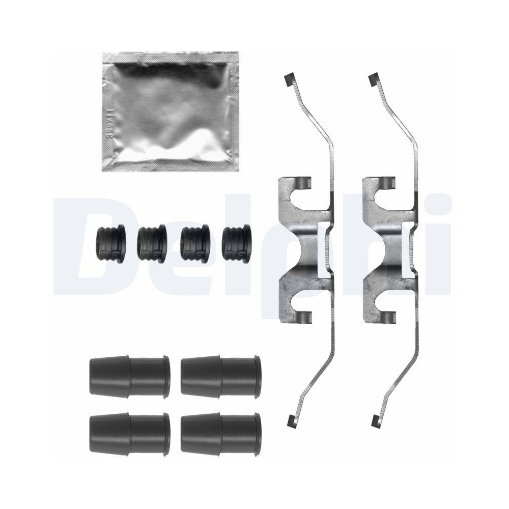 DELPHI LX0694 Zubeh&ouml;rsatz, Scheibenbremsbelag f&uuml;r, Vorderachse