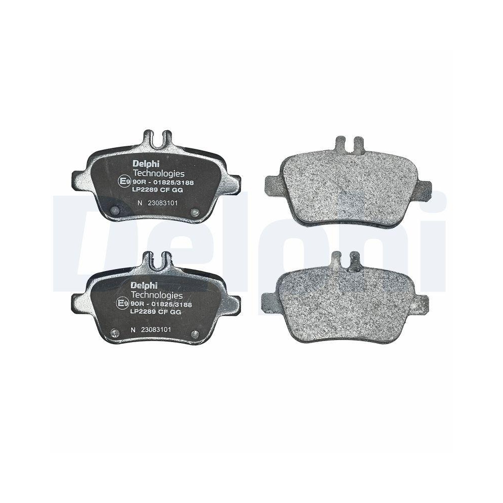 DELPHI LP2289 Bremsbelagsatz, Scheibenbremse f&uuml;r MERCEDES-BENZ INFINITI