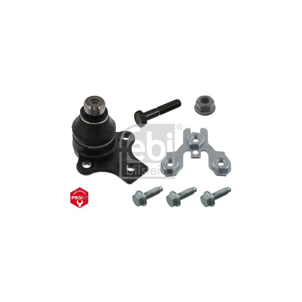 FEBI BILSTEIN Trag-/F&uuml;hrungsgelenk 39810 ProKit f&uuml;r SEAT VW, Vorderachse links