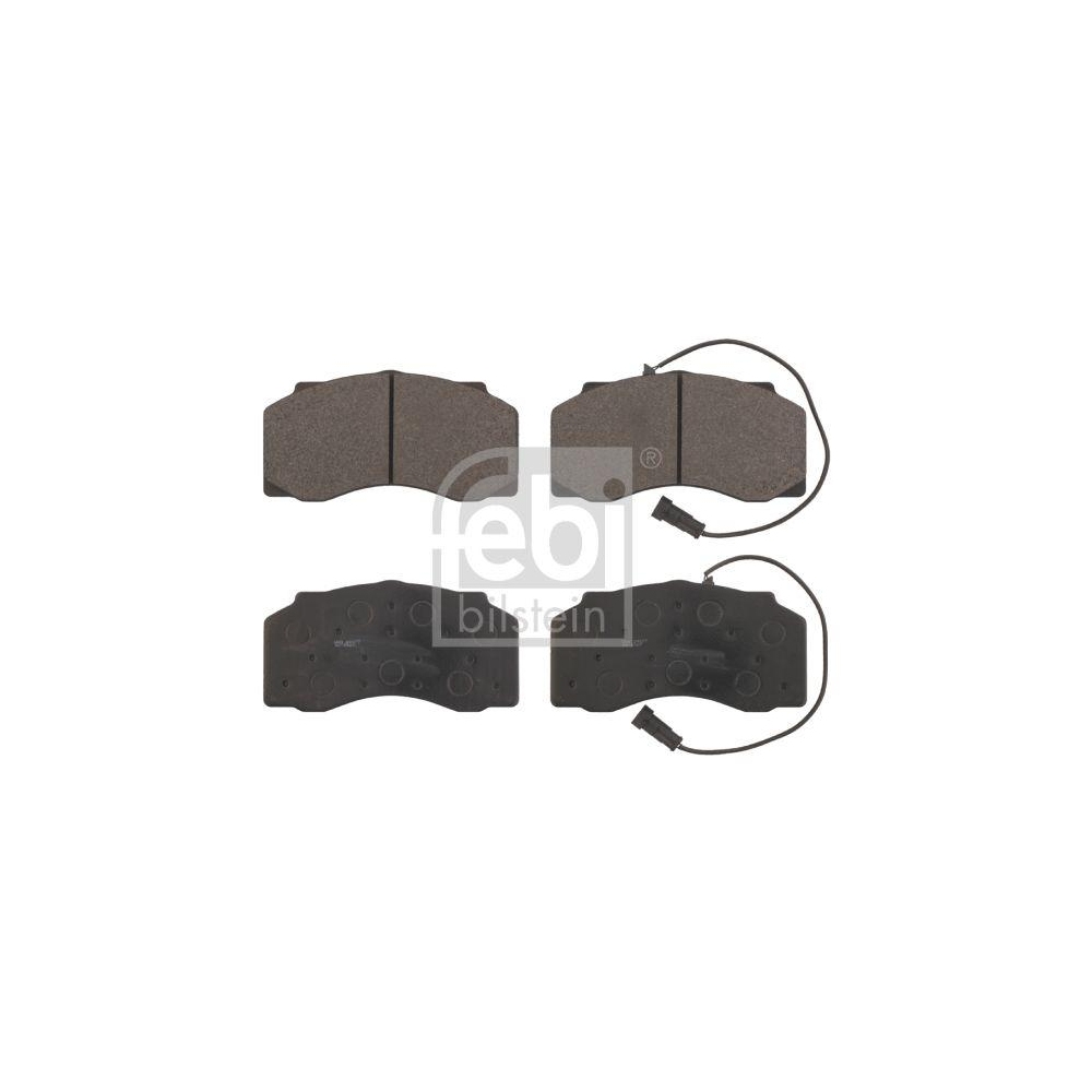 Bremsbelagsatz, Scheibenbremse FEBI BILSTEIN 16691 f&uuml;r DAF, Vorderachse