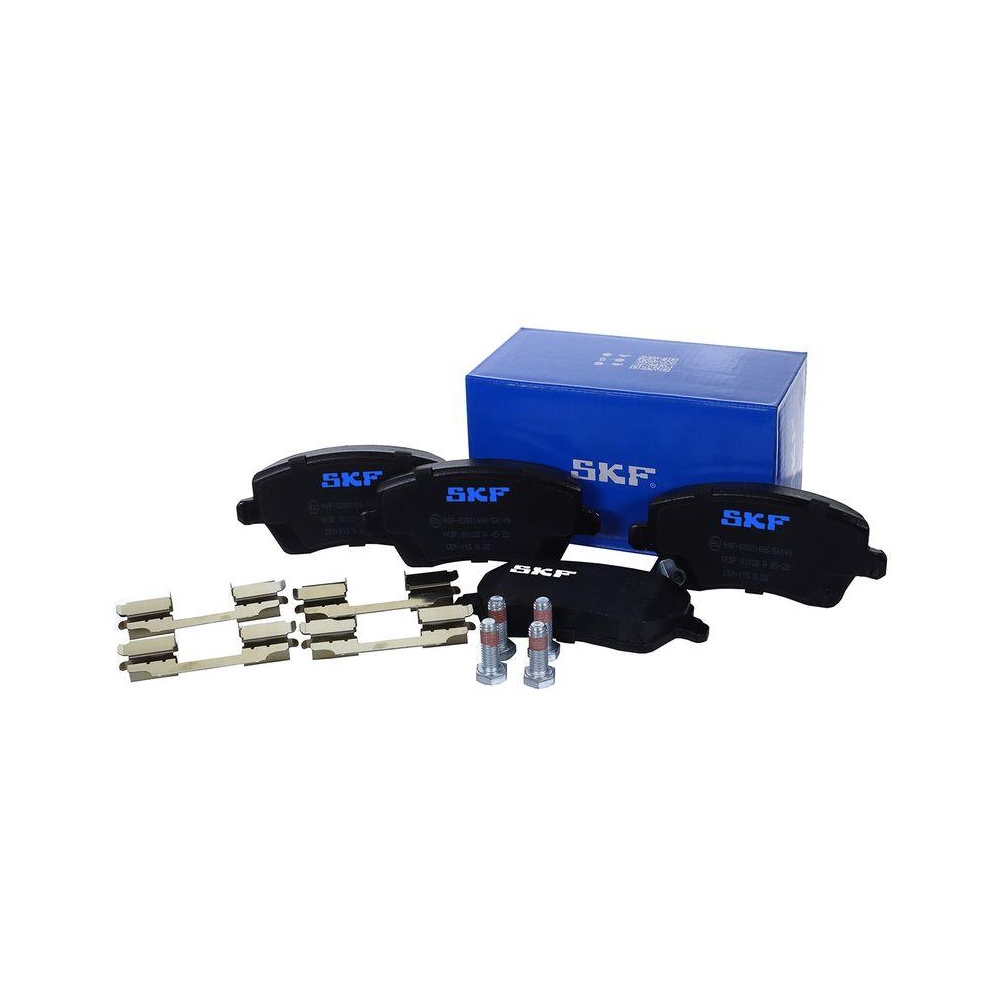 Bremsbelagsatz, Scheibenbremse SKF VKBP 80128 A f&uuml;r NISSAN OPEL SUZUKI VAUXHALL