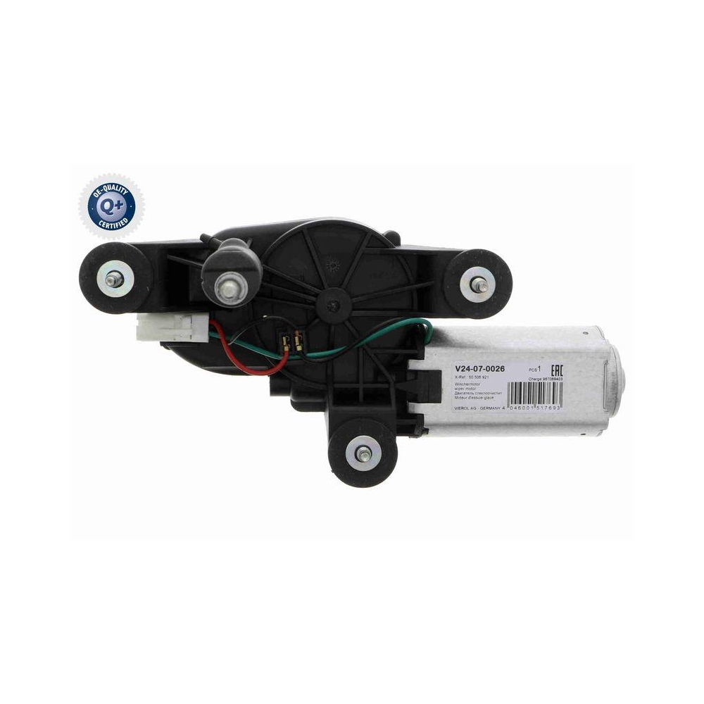 Wischermotor VEMO V24-07-0026 Q+, Erstausrüsterqualität für ALFA ROMEO, hinten